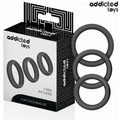 ADDICTED TOYS - FLAT SILICONE RING SET
