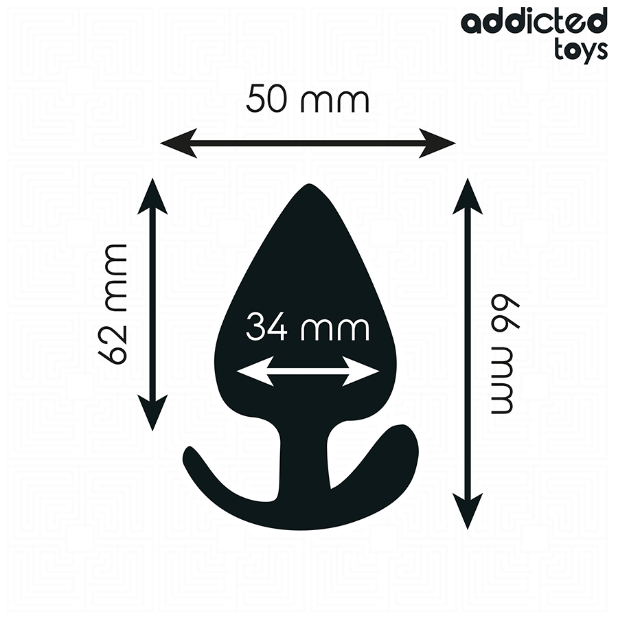 ADDICTED TOYS - ANAL PLUG SIZE M 6.6 CM