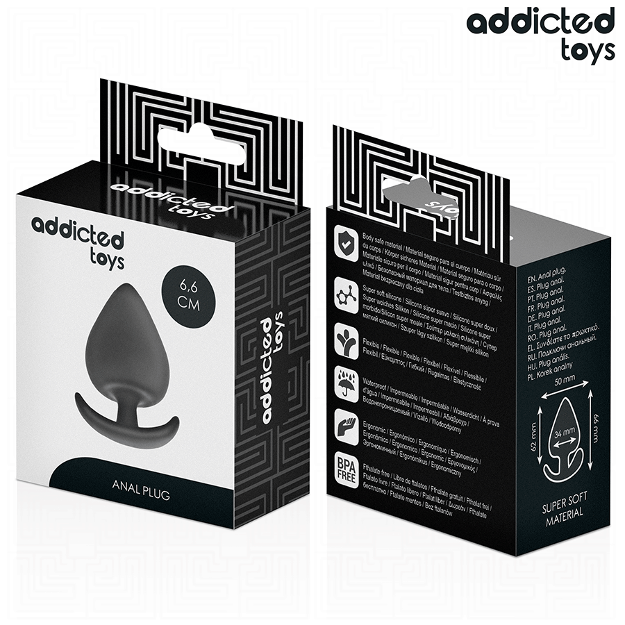 ADDICTED TOYS - ANAL PLUG SIZE M 6.6 CM