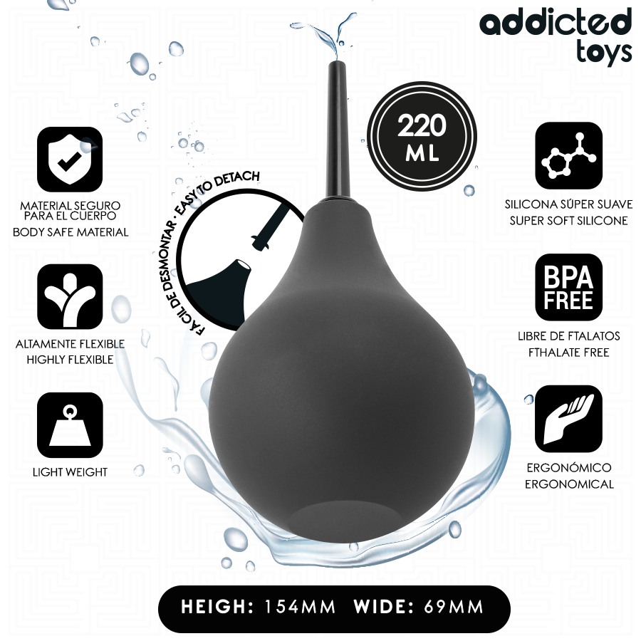ADDICTED TOYS - TRAVEL ANAL CLEANSER SIZE L 220 ML