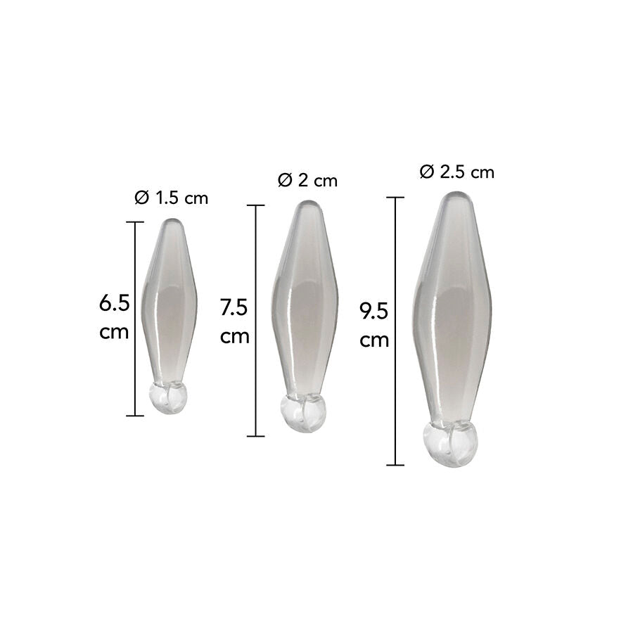 TOYJOY - ANAL FINGER RIMMER 3 PIECE SET CLEAR