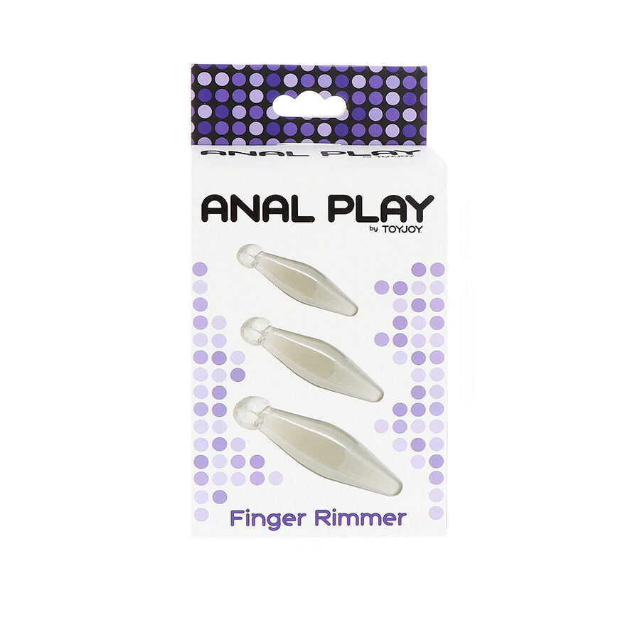TOYJOY - ANAL FINGER RIMMER 3 PIECE SET CLEAR