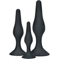 TOYJOY - CURVY COMPANIONS 3-piece Anal Plug Black