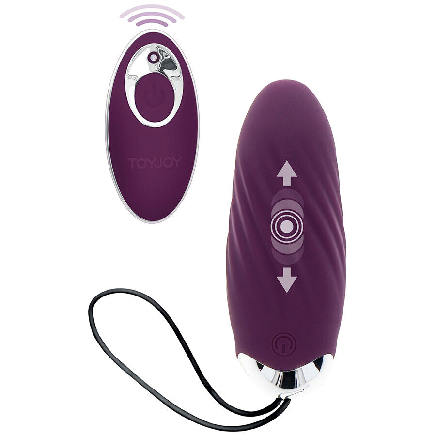 TOYJOY - HAPPINESS KNOCK KNOCK EGGSTAVAGANT REMOTE CONTROL VIBRATOR PURPLE