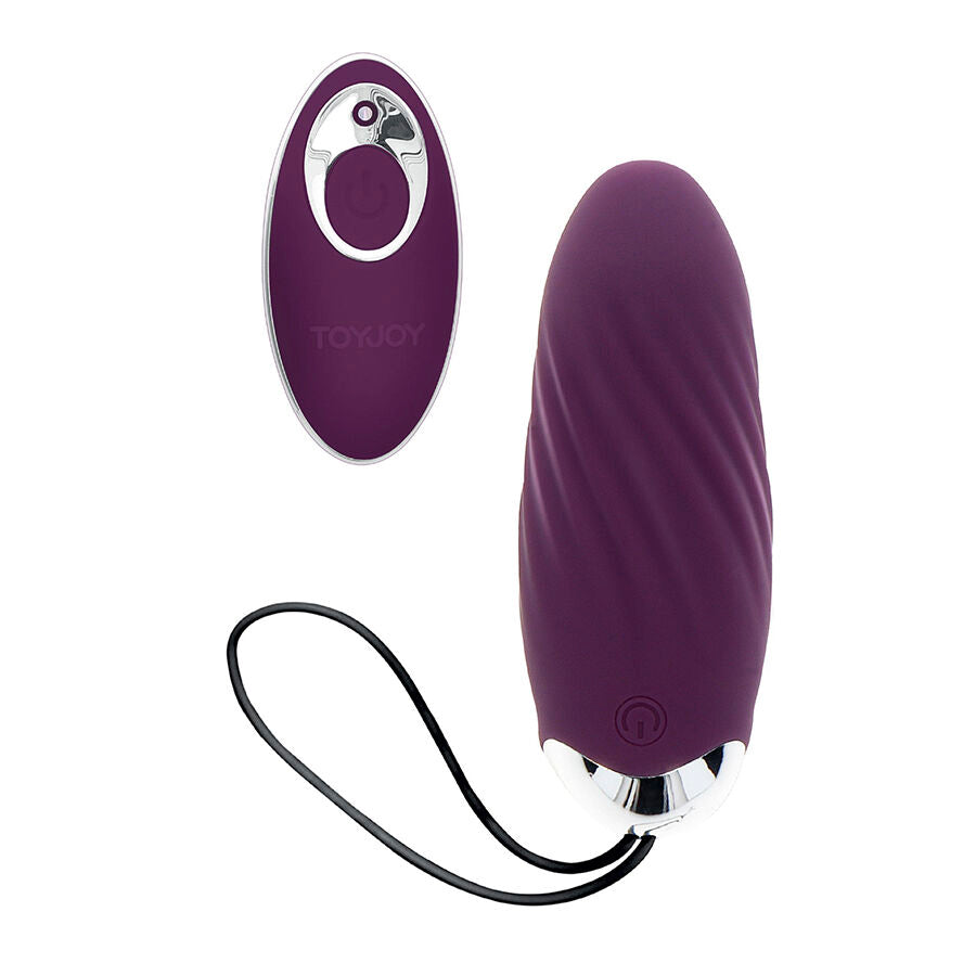 TOYJOY - HAPPINESS KNOCK KNOCK EGGSTAVAGANT REMOTE CONTROL VIBRATOR PURPLE