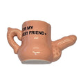 SPICY DEVIL – CERAMIC MAGNET MUG WITH ERECT PENIS "FOR MY BEST FRIEND"