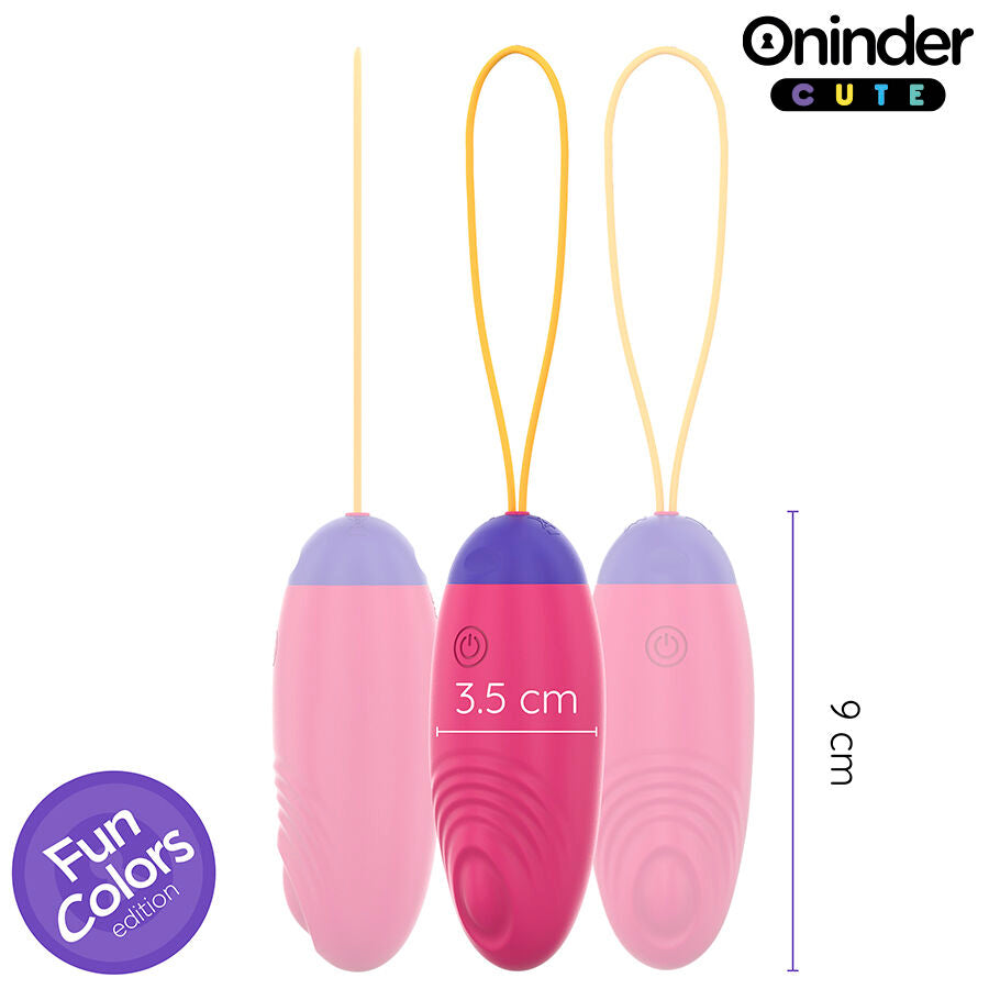 ONINDER CUTE - VIBRATING AND TAPPING SILICONE EGG - FREE GLOBAL APP