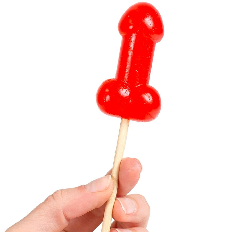 SECRETPLAY - CHERRY PENIS LOLLIPOP WITH SPICY WARMING EFFECT