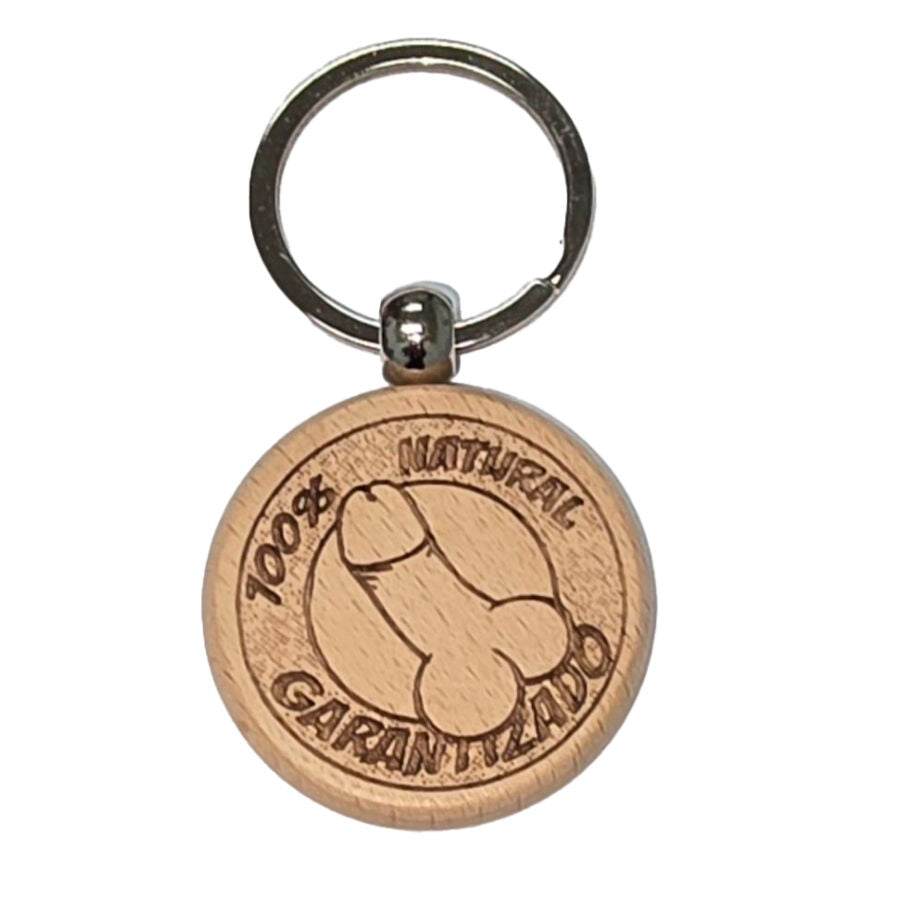 DIABLO PICANTE - PENIS-SHAPED WOOD KEYCHAIN