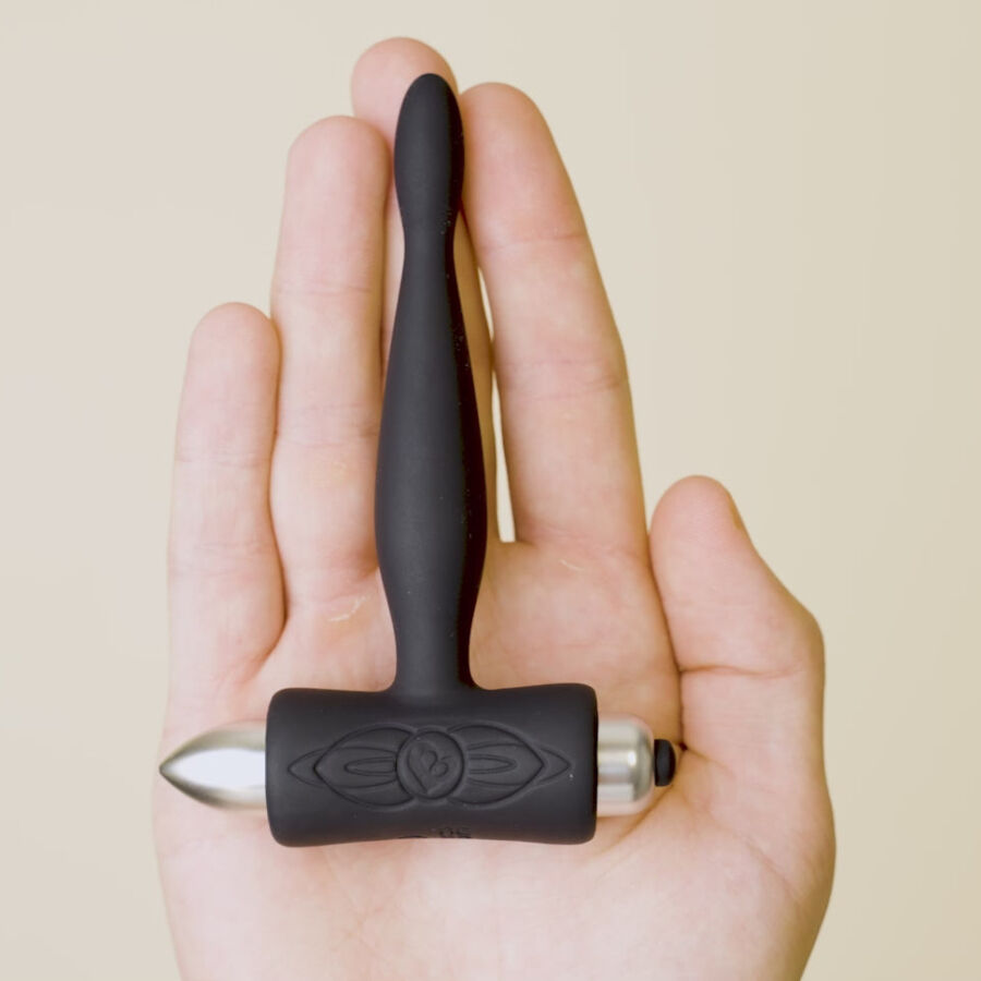 ROCKS-OFF - PETITE SENSATIONS TEAZER ANAL PLUG BLACK VIBRATOR