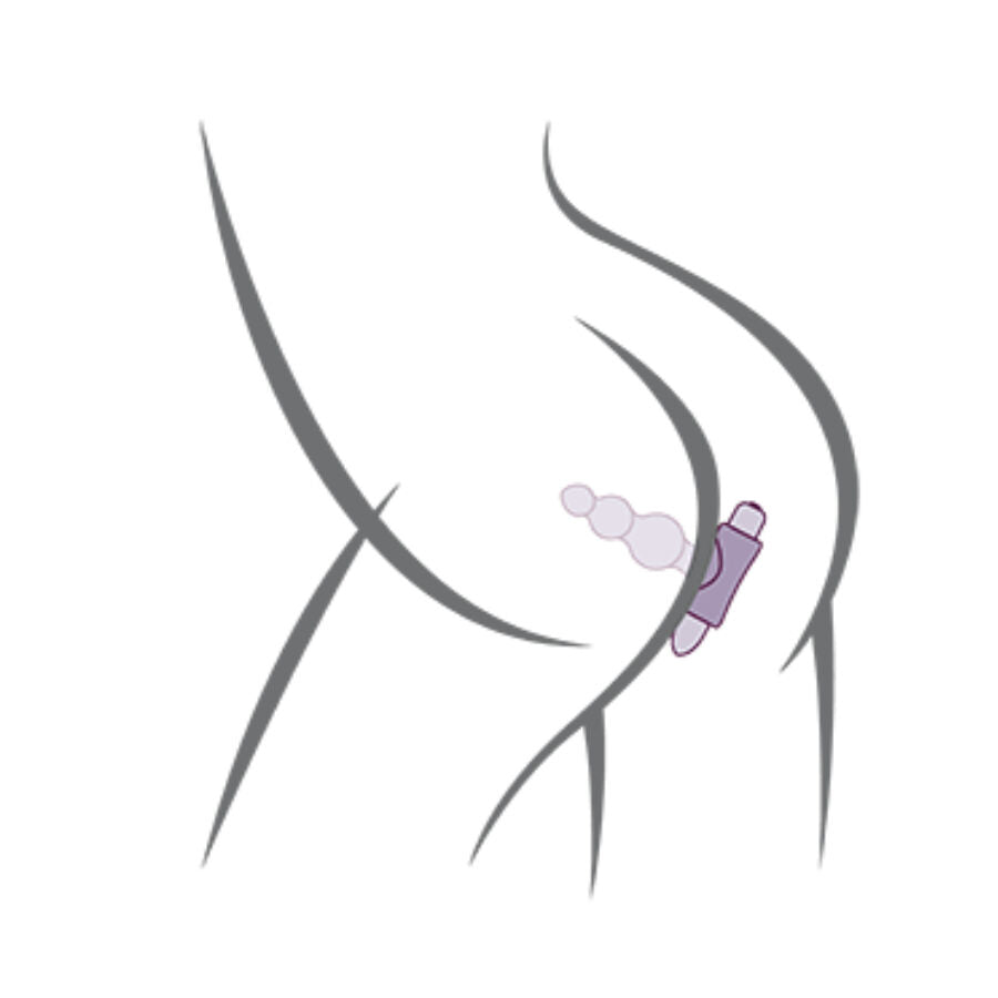 ROCKS-OFF - TINY SENSATIONS BUBBLES ANAL VIBRATOR BLACK