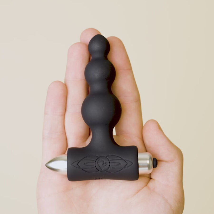 ROCKS-OFF - TINY SENSATIONS BUBBLES ANAL VIBRATOR BLACK