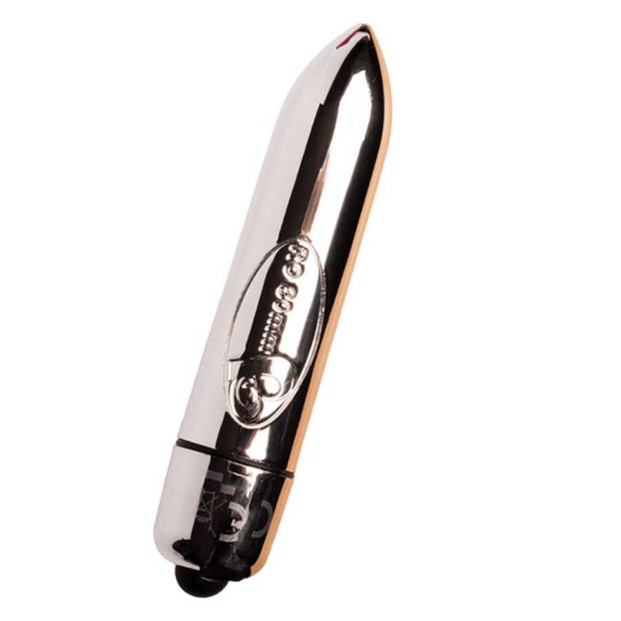 ROCKS-OFF - RO-80 CHROME SILVER VIBRATING BULLET