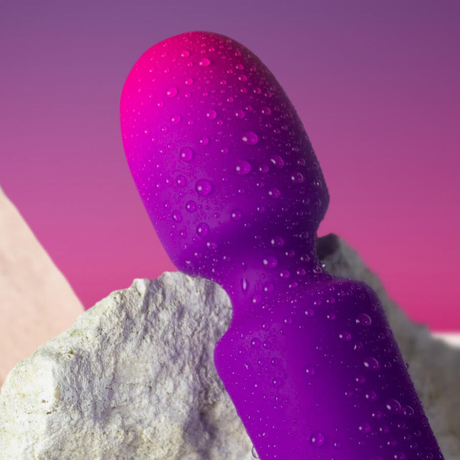 ROCKS-OFF - GLO-GIRL VIBRATOR WAND MINI PURPLE