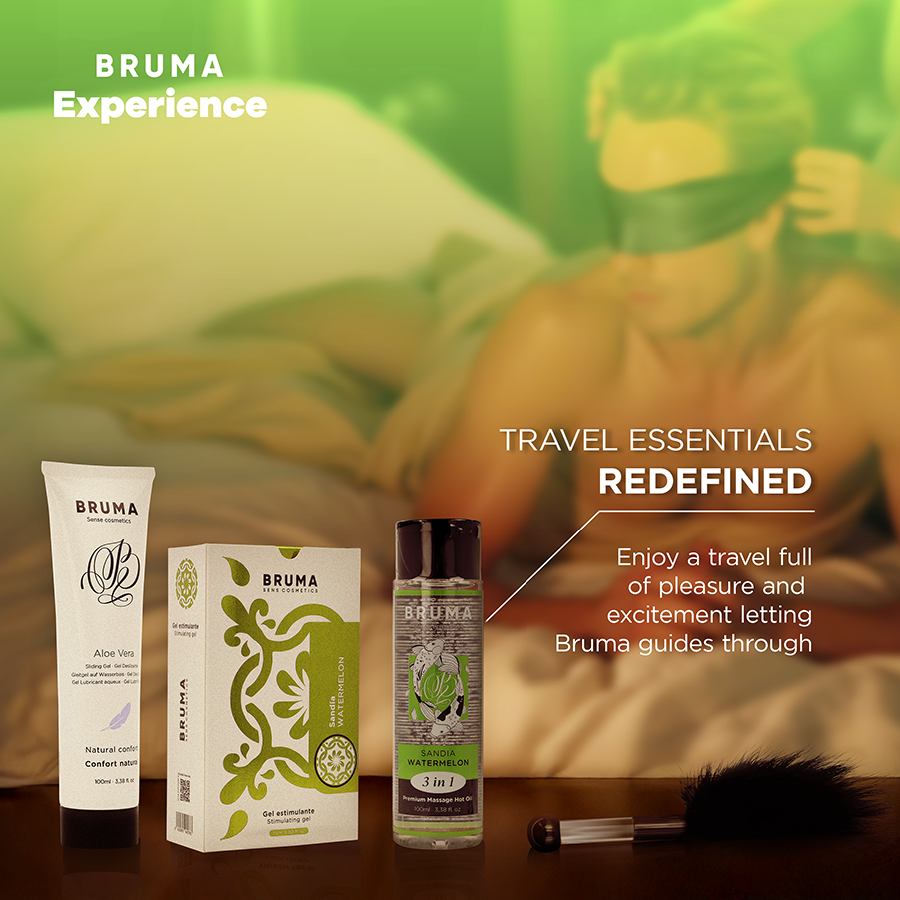 BRUMA XPERIENCE - SWEET WATERMELON TEMPTATION KIT WITH ORGASM AMPLIFIER