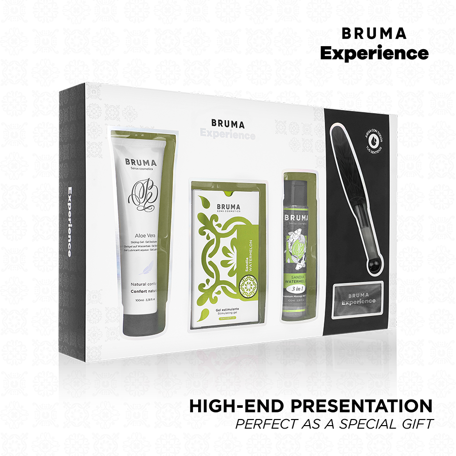 BRUMA XPERIENCE - SWEET WATERMELON TEMPTATION KIT WITH ORGASM AMPLIFIER