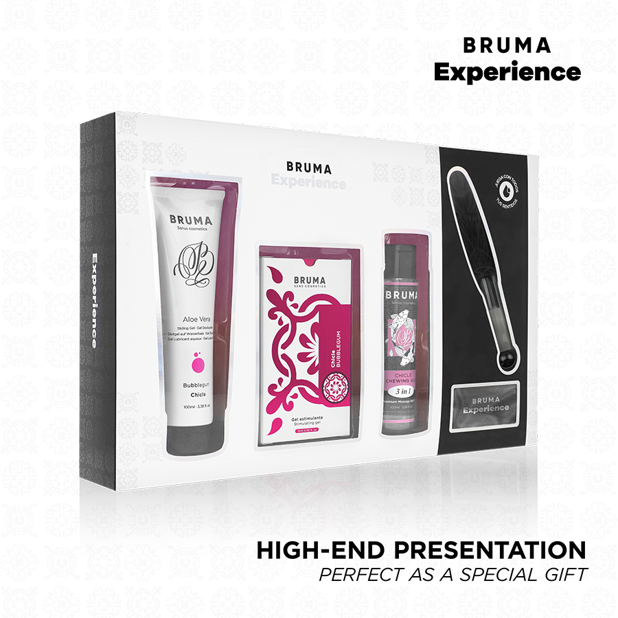 BRUMA XPERIENCE - SWEET GUMMY TEMPTATION KIT WITH ORGASM ENHANCER