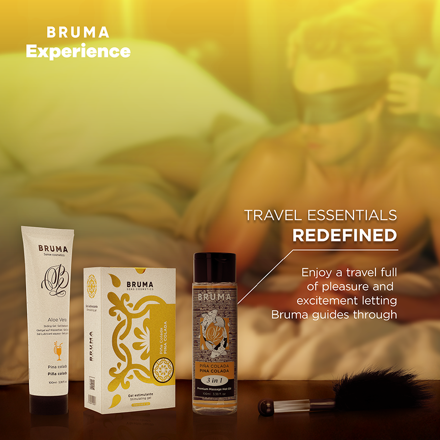 BRUMA XPERIENCE - SWEET PINA COLADA TEMPTATION PACK WITH ORGASM AMPLIFIER