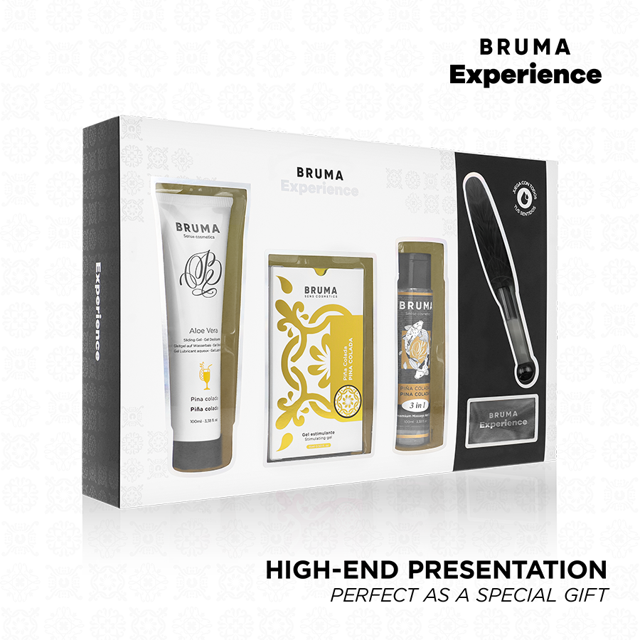 BRUMA XPERIENCE - SWEET PINA COLADA TEMPTATION PACK WITH ORGASM AMPLIFIER