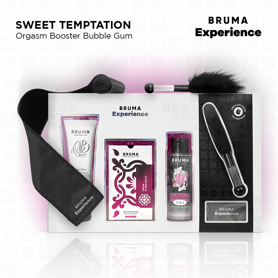 BRUMA XPERIENCE - SWEET GUMMY TEMPTATION KIT WITH ORGASM ENHANCER