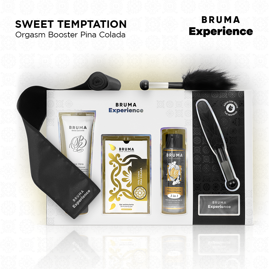 BRUMA XPERIENCE - SWEET PINA COLADA TEMPTATION PACK WITH ORGASM AMPLIFIER