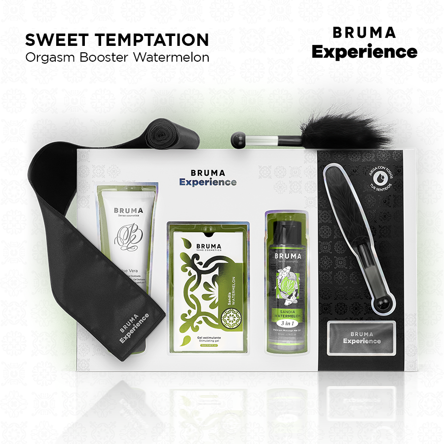 BRUMA XPERIENCE - SWEET WATERMELON TEMPTATION KIT WITH ORGASM AMPLIFIER