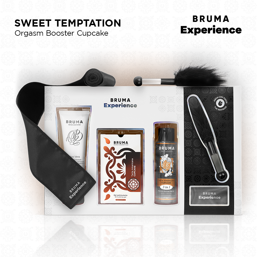 BRUMA XPERIENCE - SWEET AMERICAN TART TEMPTATION KIT WITH ORGASM AMPLIFIER