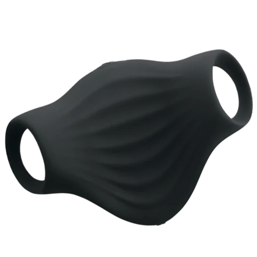 ROCKS-OFF - PALM NOIR FLEXIBLE VIBRATOR MASTURBATOR