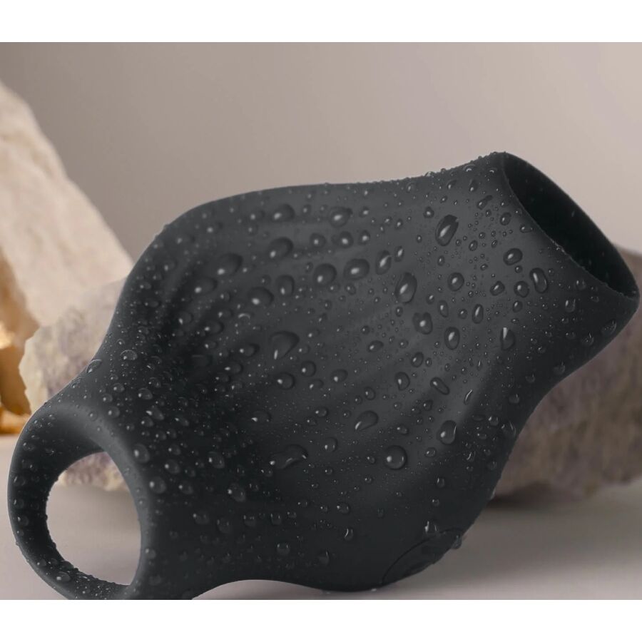 ROCKS-OFF - PALM NOIR FLEXIBLE VIBRATOR MASTURBATOR