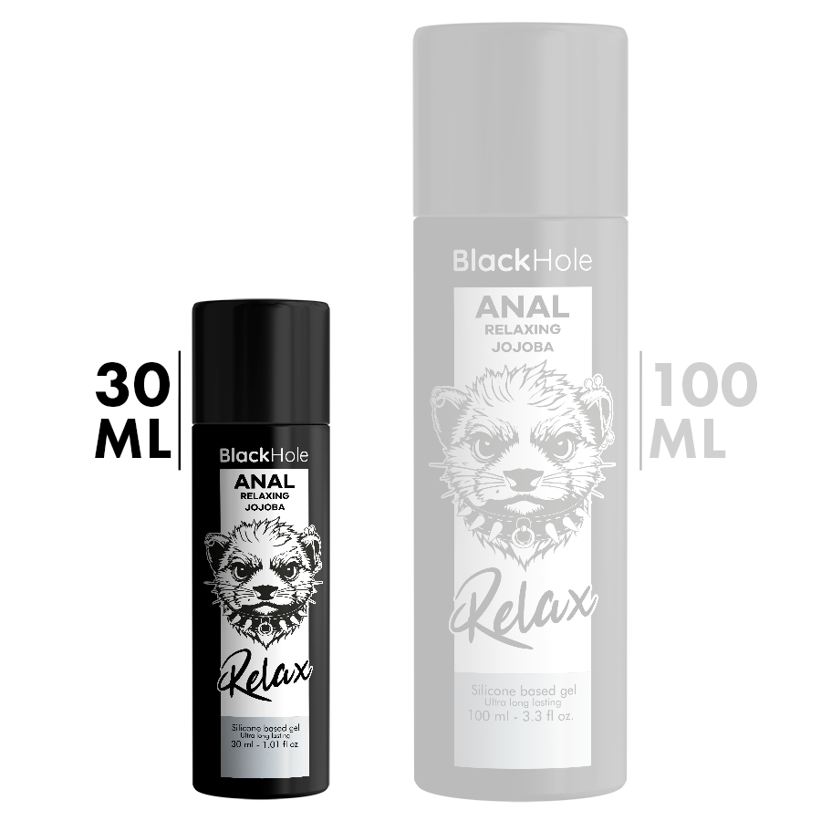 BLACK HOLE - RELAXING ANAL JOJOBA RELAX SILICONE BASE 30 ML