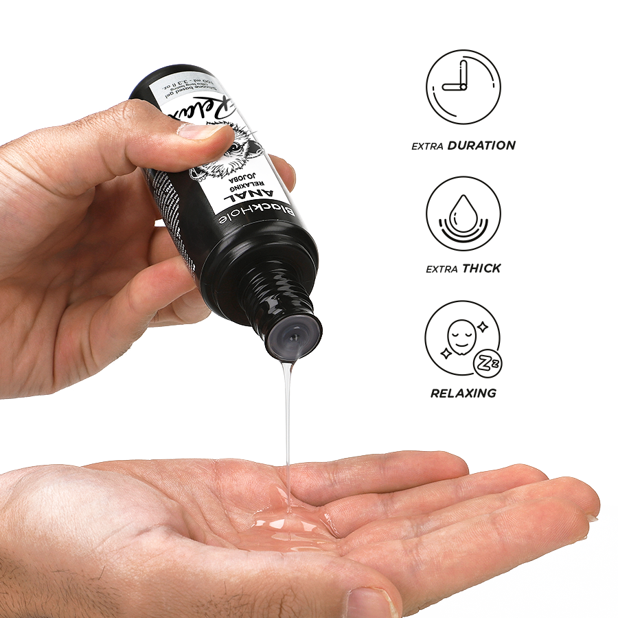 BLACK HOLE - RELAXING ANAL JOJOBA RELAX SILICONE BASE 100 ML