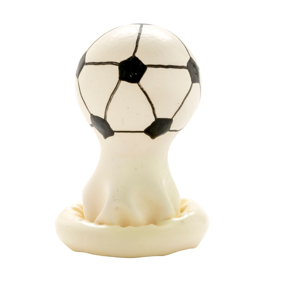 CONDOMERIE - HAND-PAINTED NOVELTY CONDOMS FOOTBALL