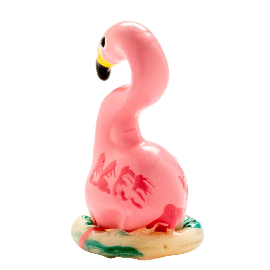 CONDOMERIE - HAND-PAINTED FLAMINGO PINK FANCY CONDOMS