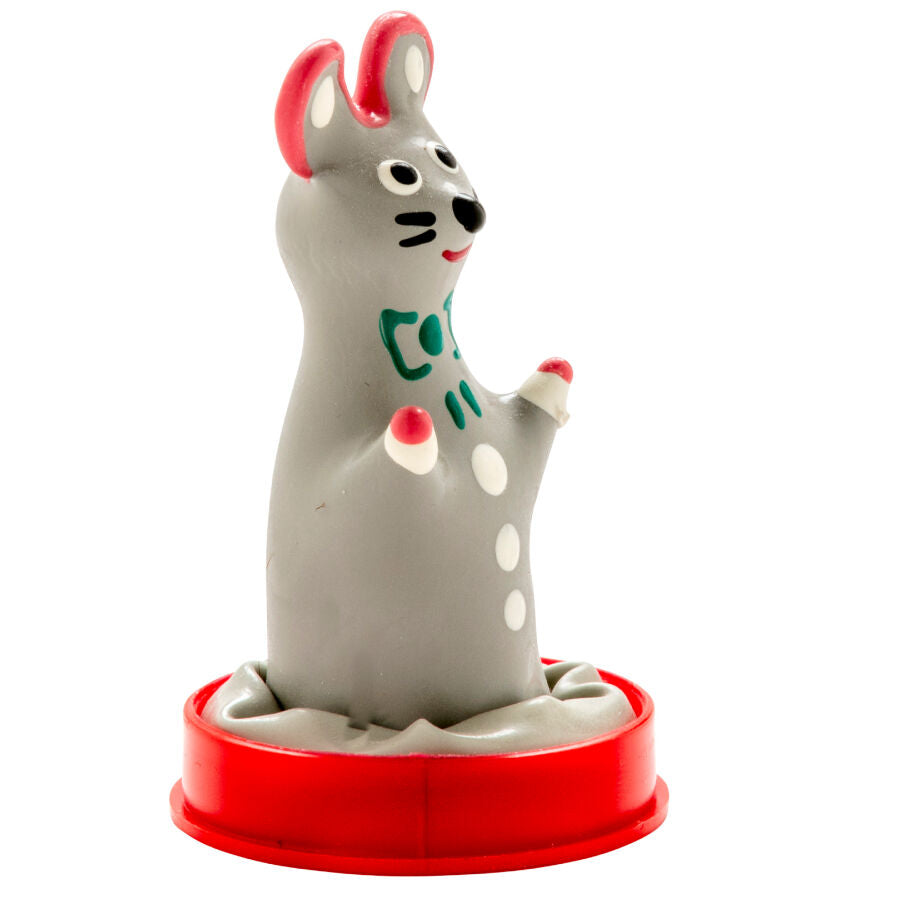 CONDOMERIE - HAND-PAINTED NOVELTY CONDOMS MOUSE MODEL 1