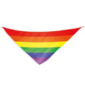 PRIDE - COTTON TRIANGULAR SCARF WITH RAINBOW FLAG