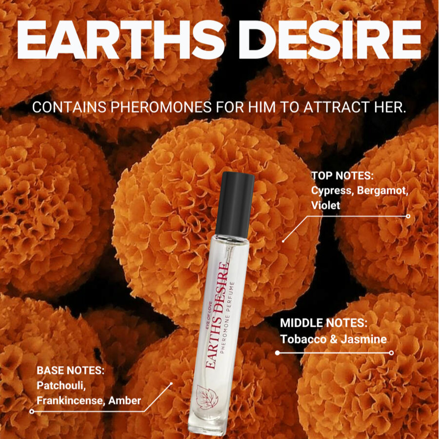 EYE OF LOVE - BLOOM MALE SATIVA PERFUME EARTHS DESIRE 10 ML