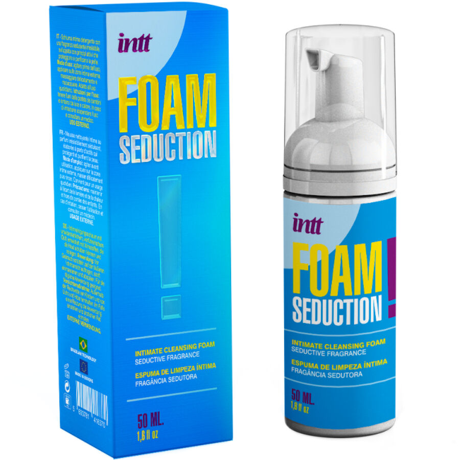 INTT RELEASES - FOAM SEDUCTION INTIMATE CLEANSING MOUSSE 50 ML