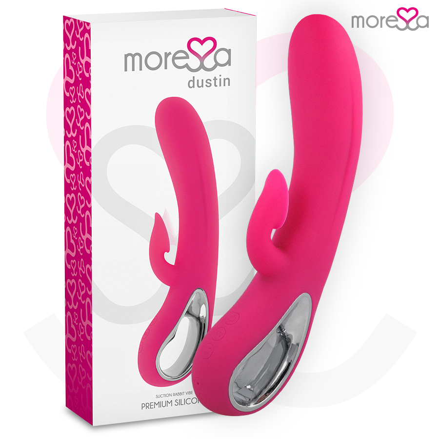 MORESSA - DUSTIN CLITORAL SUCTION AND POWERFUL VIBRATIONS PREMIUM SILICONE RECHARGEABLE