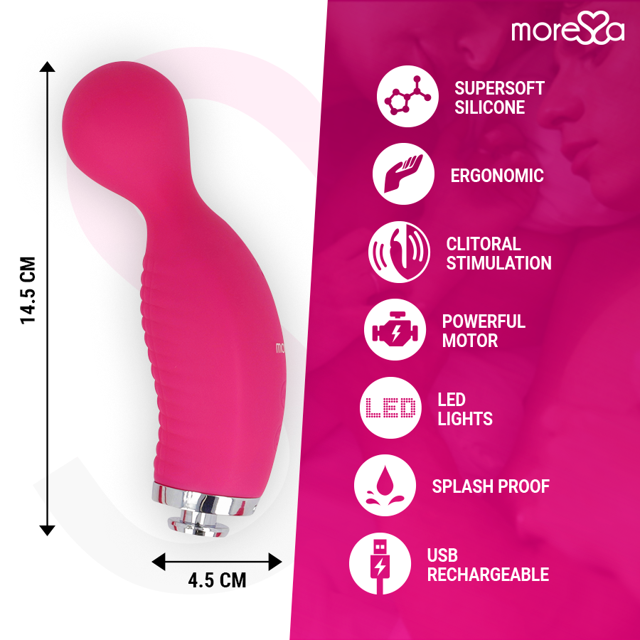 MORESSA - KIRK DUO SUCTION CUP + MULTI-PERFORMANCE PREMIUM SILICONE RECHARGEABLE MASSAGER
