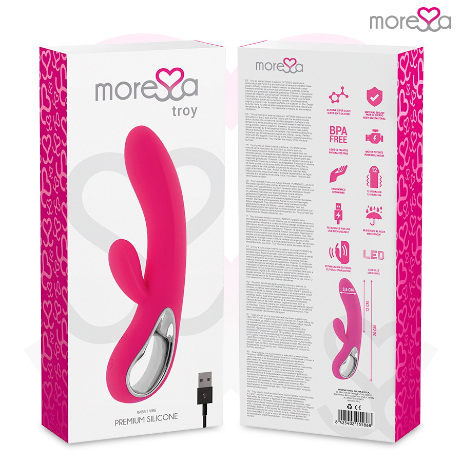 MORESSA - TROY RECHARGEABLE PREMIUM SILICONE