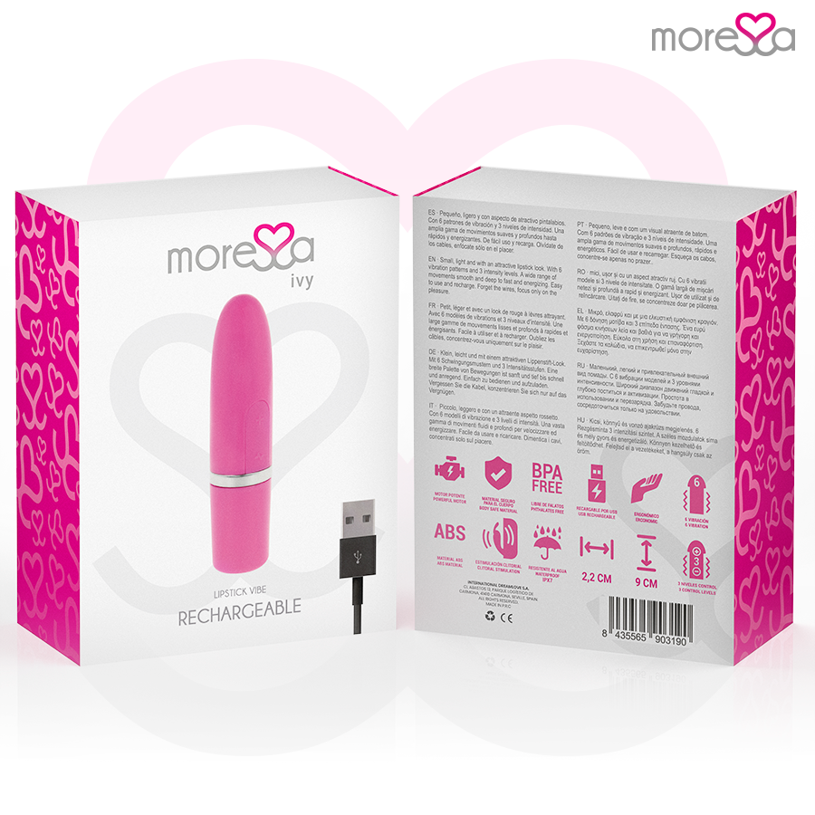MORESSA - IVY VIBRATOR TRAVEL STIMULATOR ROSE