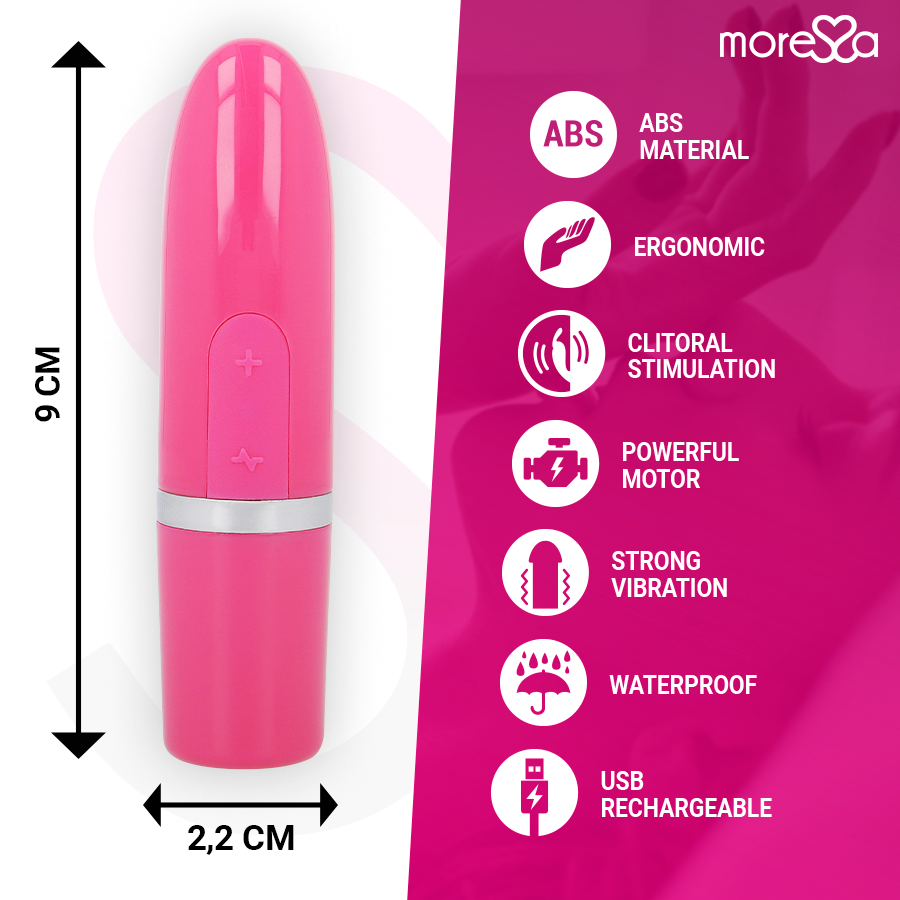 MORESSA - IVY VIBRATOR TRAVEL STIMULATOR ROSE