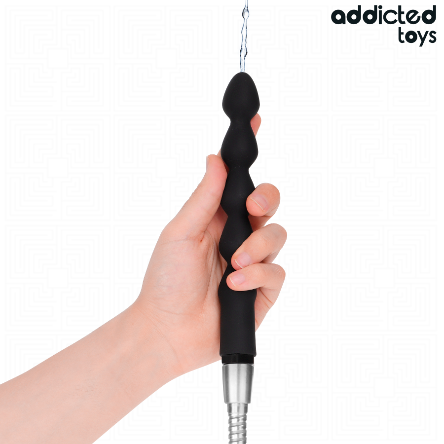 ADDICTED TOYS - ANAL DOUCHE WITH UNIVERSAL ADAPTER MODEL 6
