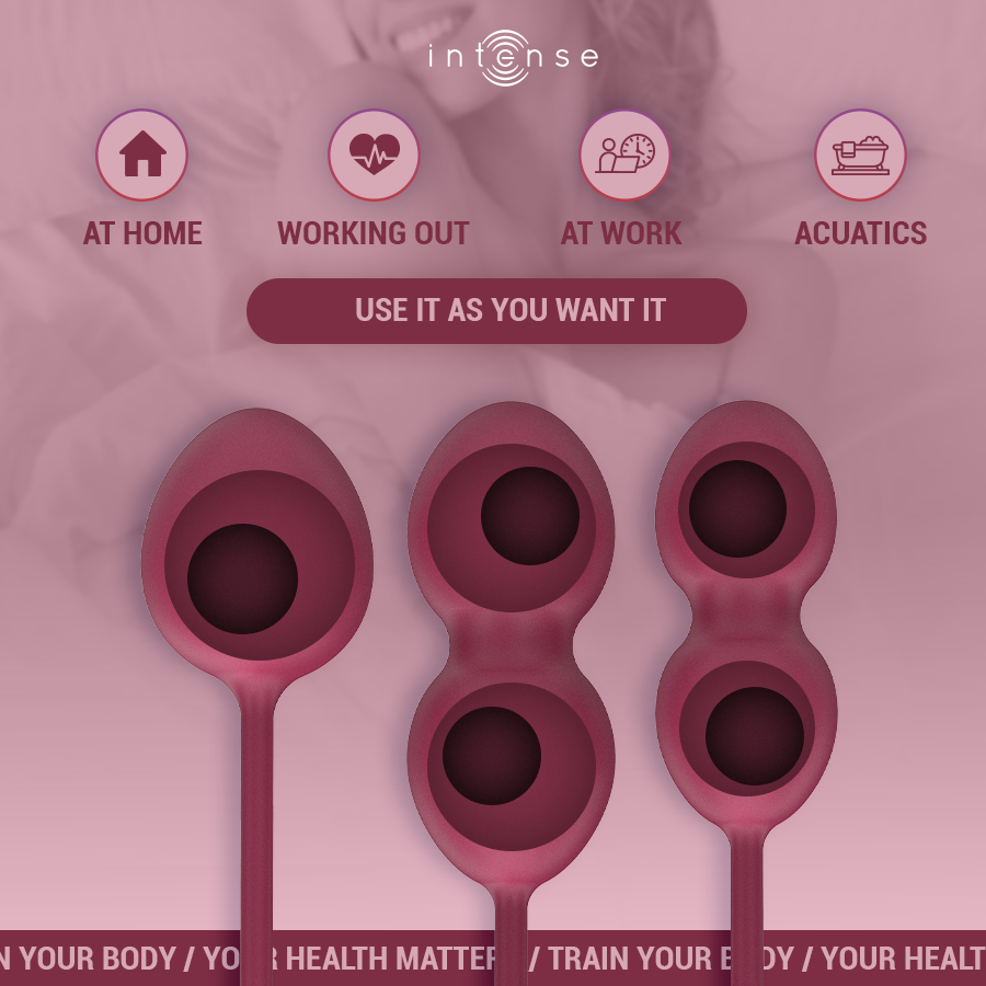 INTENSE - CHARLI KEGEL BALL KIT BURGUNDY