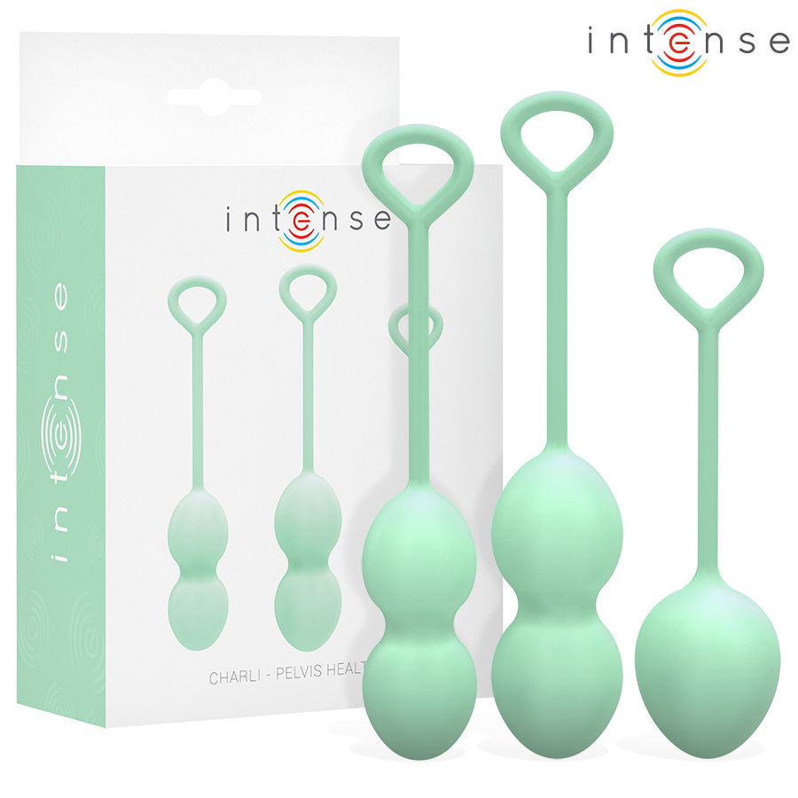 INTENSE - CHARLI LIGHT GREEN KEGEL BALL KIT