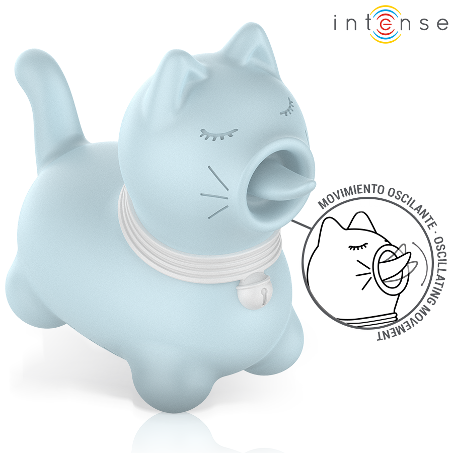 INTENSE - DUCHESS STIMULATOR WITH 360º ROTATING TONGUE BLUE