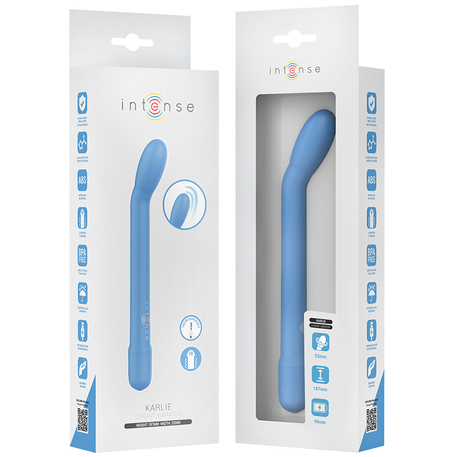 INTENSE - KARLIE BLUE RECHARGEABLE G-SPOT STIMULATOR