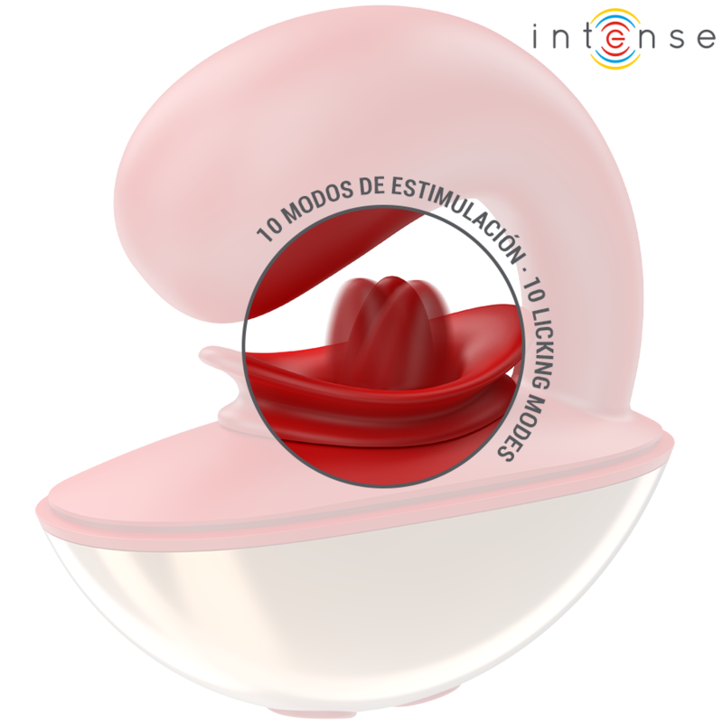 INTENSE - U-SHAPED VIBRATOR & STIMULATOR MARIAH 10 VIBRATION RED