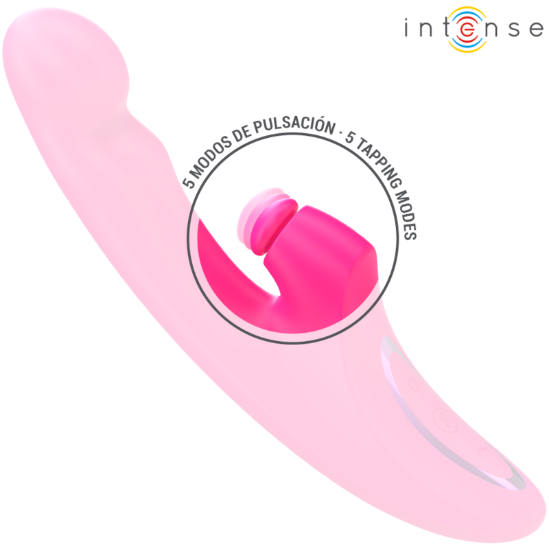 INTENSE - 13.5 CM 3-IN-1 MULTIFUNCTIONAL VIBRATOR 10 VIBRATIONS PINK