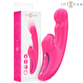 INTENSE - 13.5 CM 3-IN-1 MULTIFUNCTIONAL VIBRATOR 10 VIBRATIONS PINK